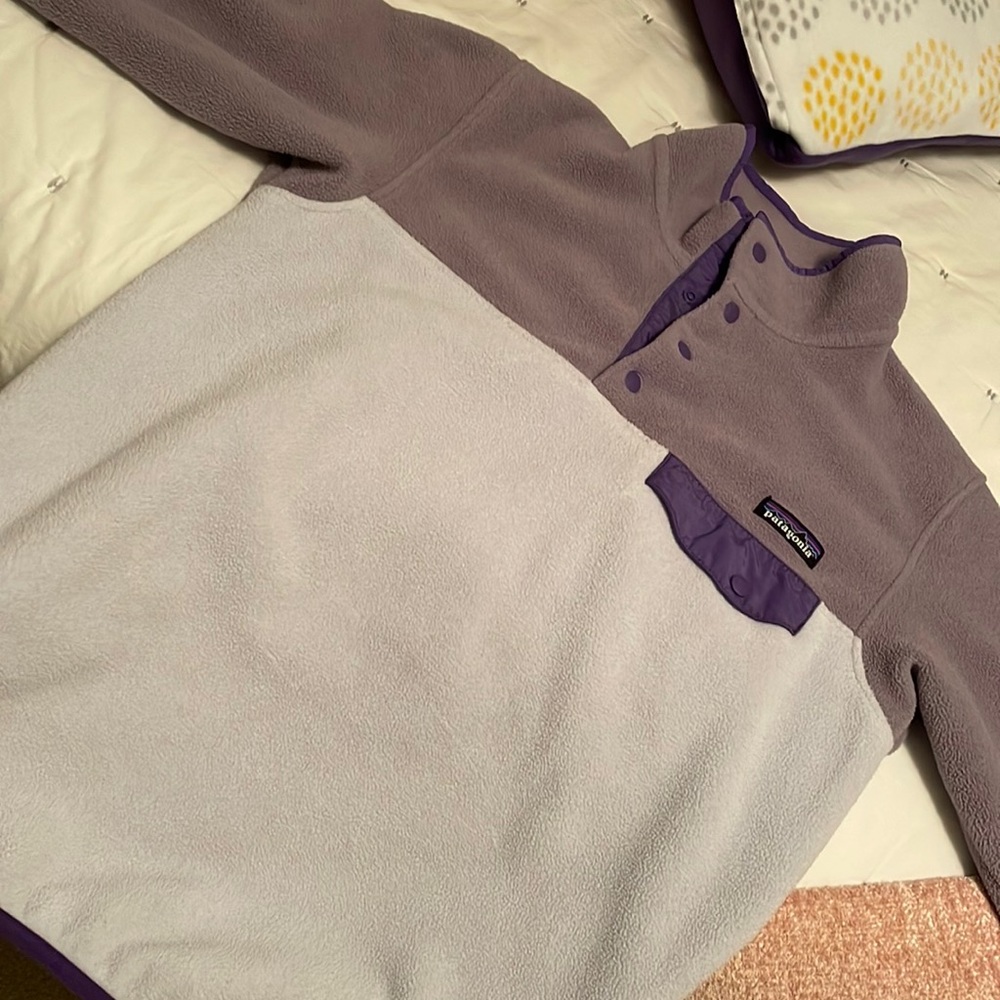 Patagonia fleece quarter button